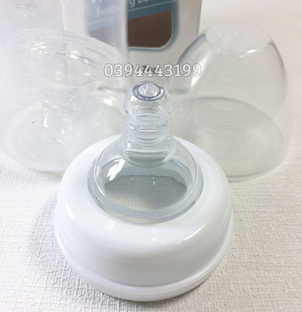 [Tặng 1 Núm Ty] Bình Sữa Cổ Rộng 200ml Dolphin - DP019