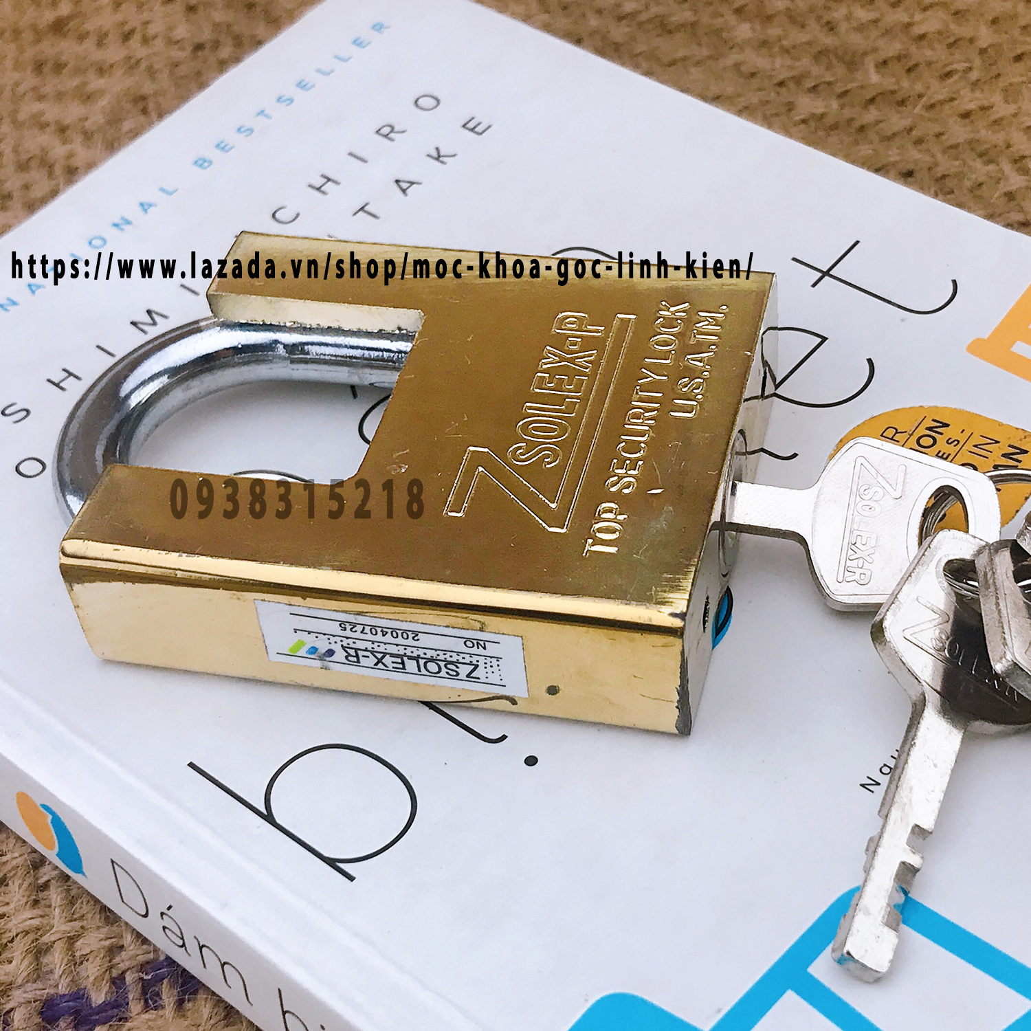 Ổ khóa Lớn ZSOLEX-Pro USA | Size 60mm | - Giải pháp  Bảo vệ tài sản với những chức năng an toàn cho bạn