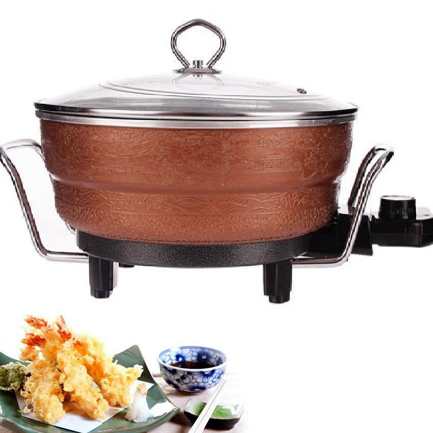 Nồi Chảo, Lẩu Điện Đa Năng (Tặng kèm vỉ hấp)