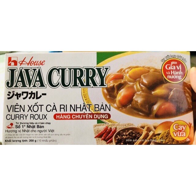 Viên xốt cà ri Nhật Bản Java Curry - 200 gram