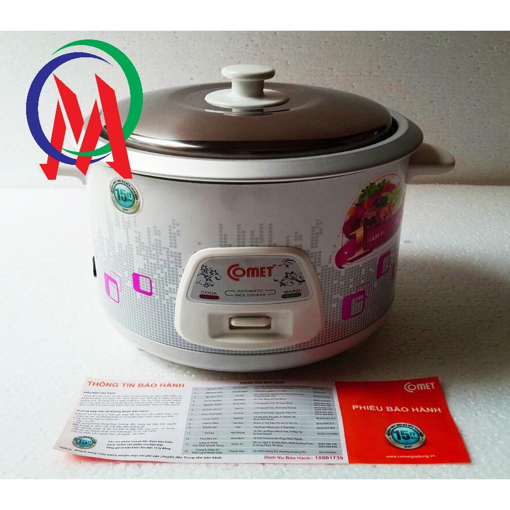 [HCM][GIÁ SIÊU RẺ] Nồi cơm điện Comet 1.8lít CM8019 nắp rời