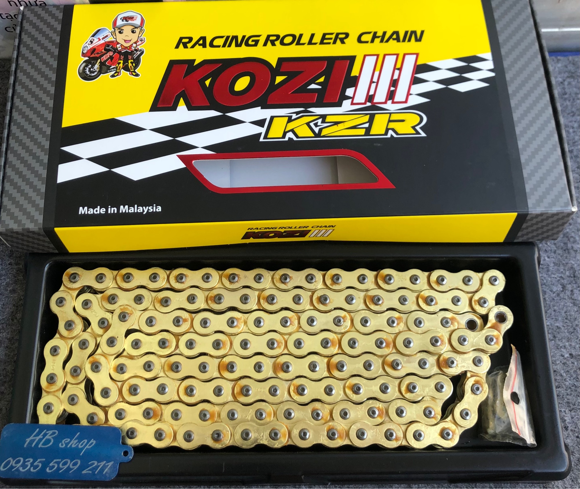 Dây sên ( xích ) Kozi 130L 9ly vàng