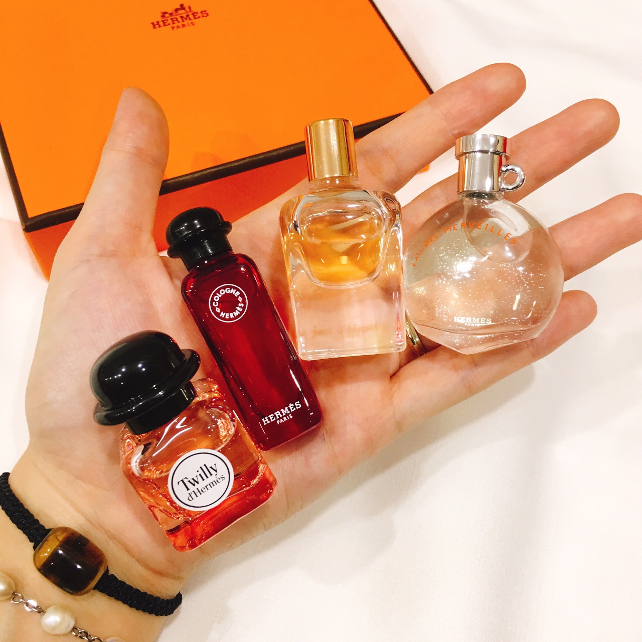 Bộ quà tặng 4 chai nước hoa mini Hermes 7.5ml