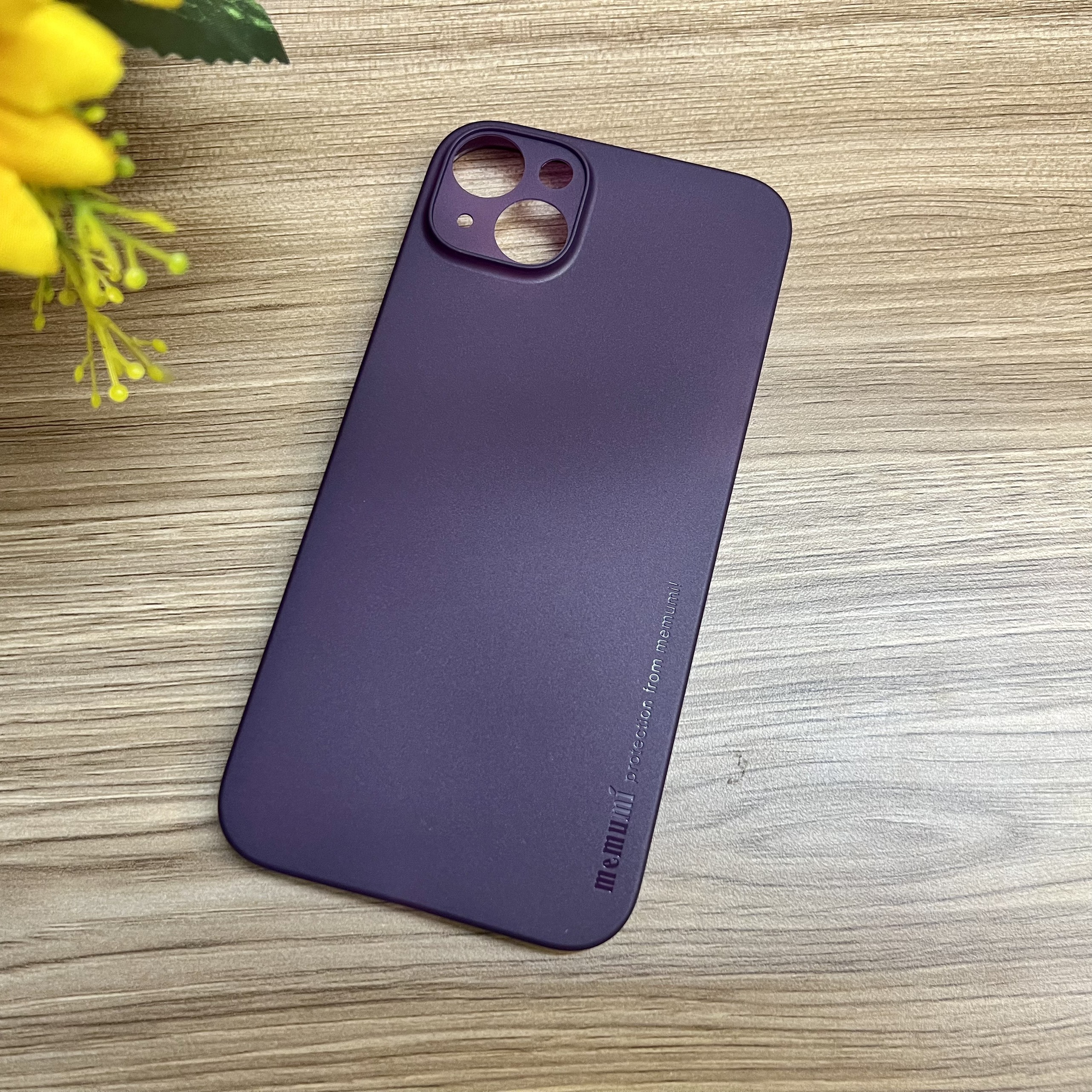 Ốp lưng iPhone 14 Plus Memumi siêu mỏng màu tím