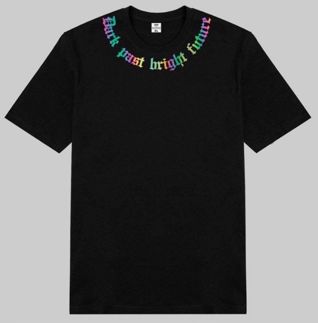 [HCM]Áo thun TAY NGẮN phản quang 7 màu dark past bright future (CHỤP FLASH)(TAY LỠ IB)