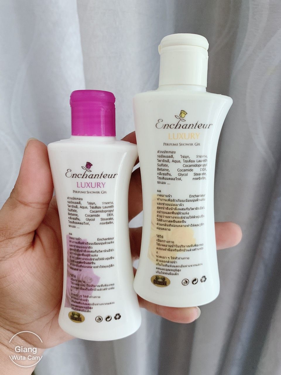 combo 2 chai sữa tắm enchanteur 120ml