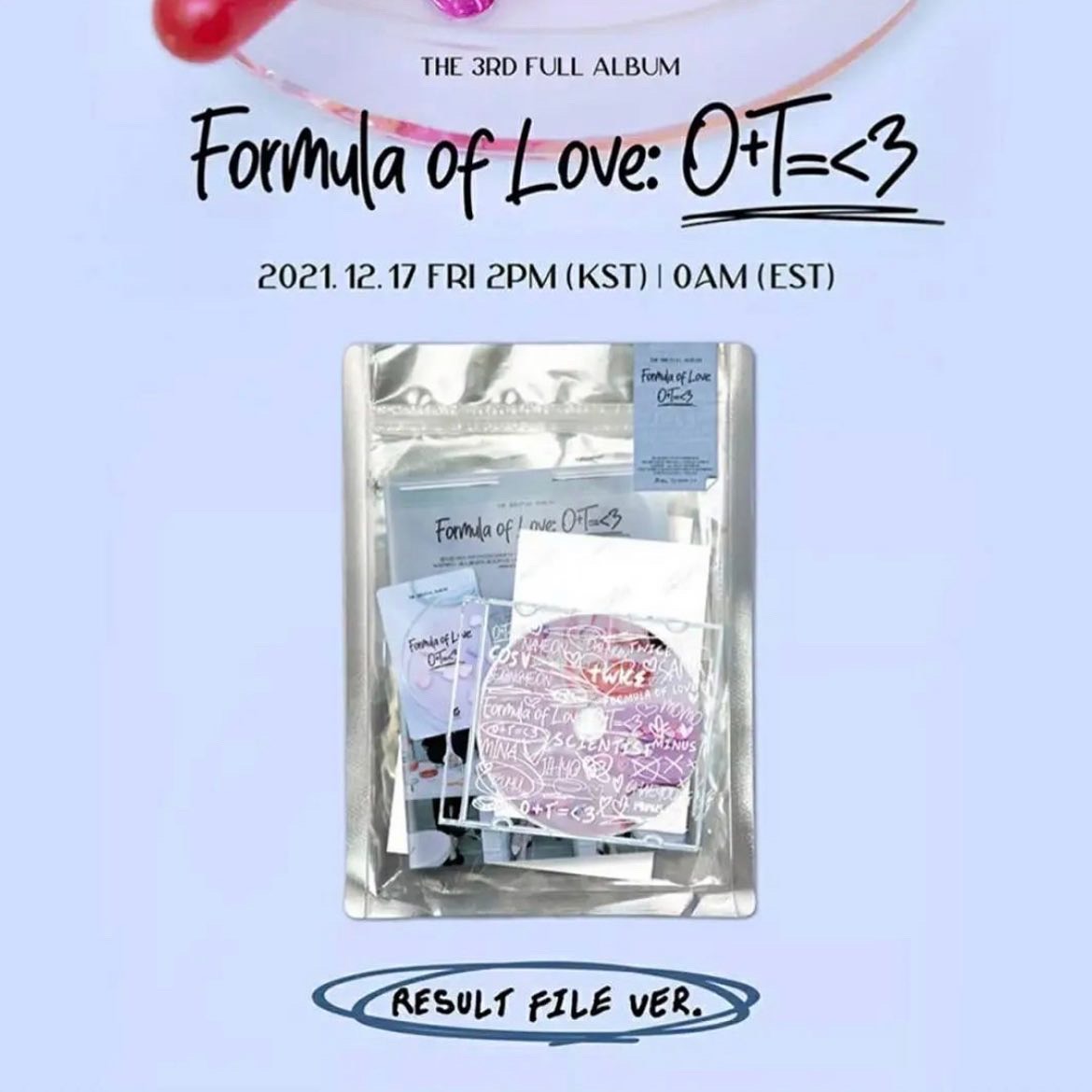 Album twice formula of love result fife ver