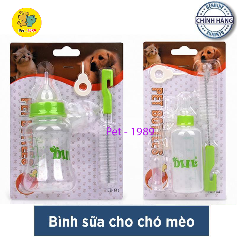 Bình Ti Bình Sữa Chó Mèo Sơ Sinh 150ml Pet-1989