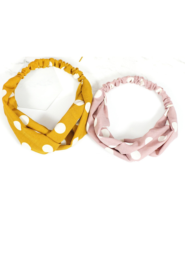 Băng đô turban chấm bi to TB48