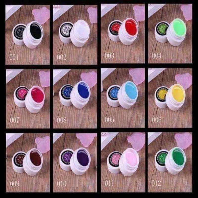 Set gel vẽ T.Y 12 màu