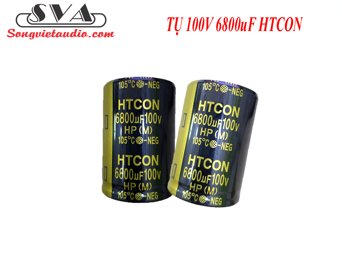 TỤ NGUỒN 100V 6800 uF hàng nhập HTCON - 1 TỤ