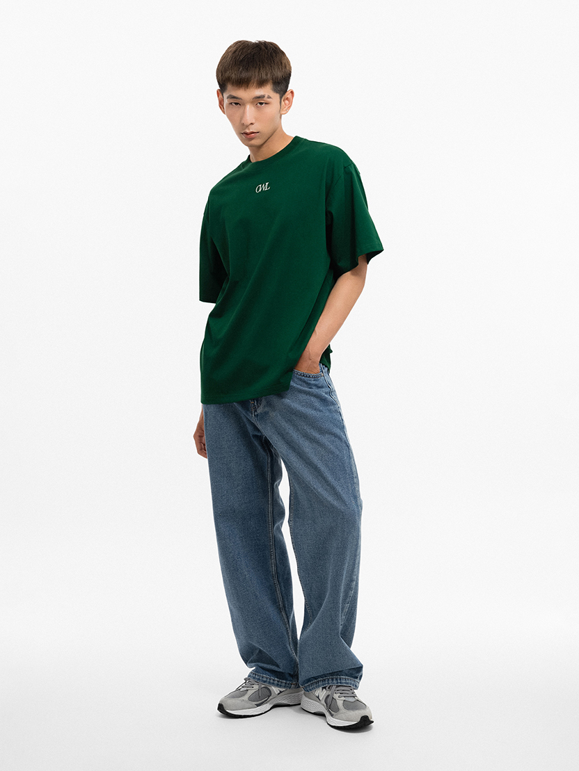 Áo thun Owlbrand Minitypo/Xanh lá