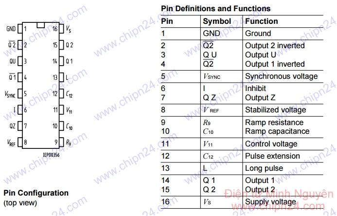 [1 con] (DIP) IC TCA785 DIP-16 (TCA785P 785) - HH002222