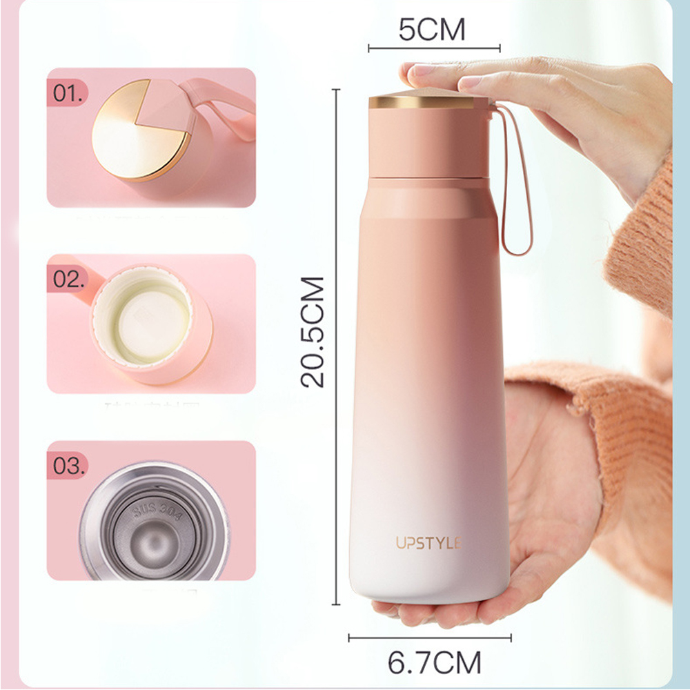 Bình giữ nhiệt inox 304 cao cấp UPSTYLE 380ml