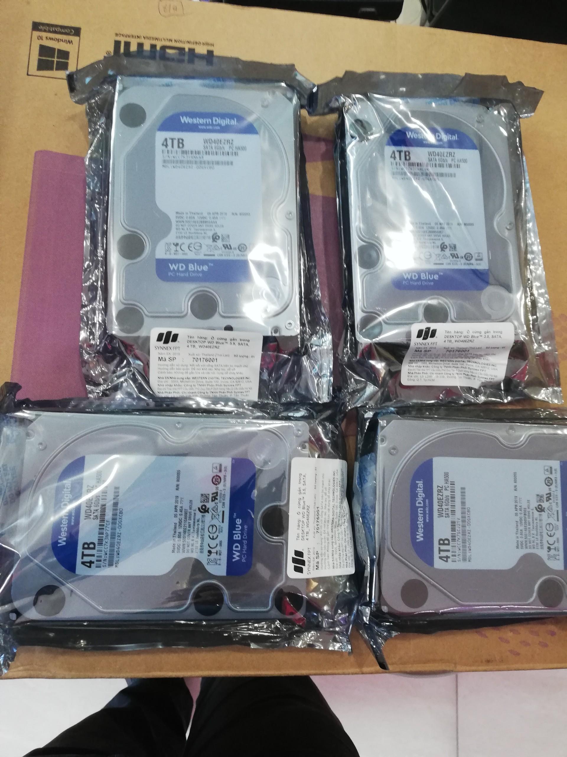 [HCM]Ổ cứng 4TB WD BLUE cho PC