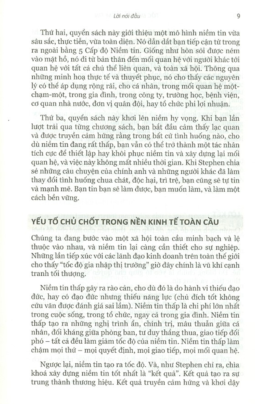 Tốc Độ Của Niềm Tin