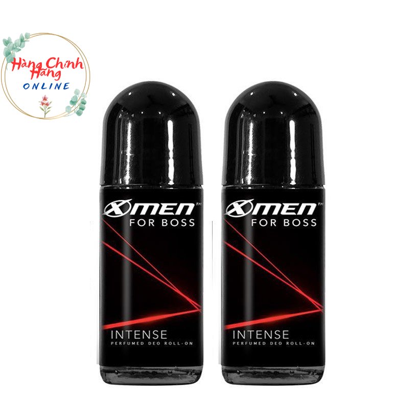 Combo 2 Lăn khử mùi Xmen for boss 50ml Hương Trầm Nội Lực Intense