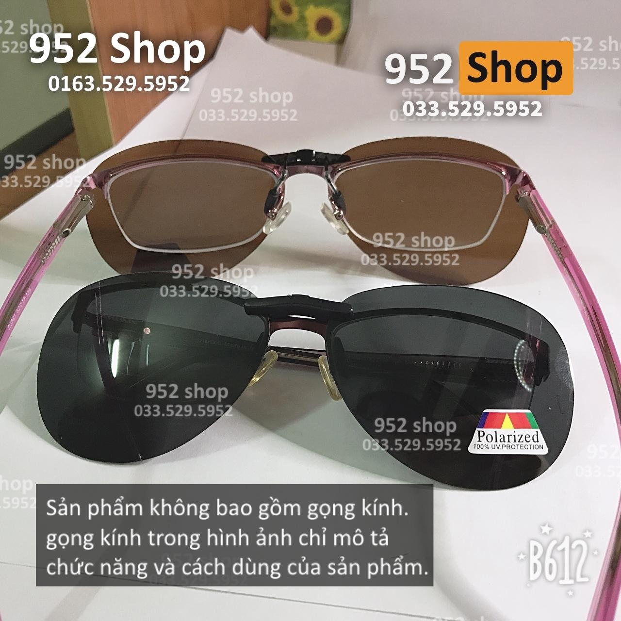 Kính mát kẹp cận, viễn thị Nam Nữ