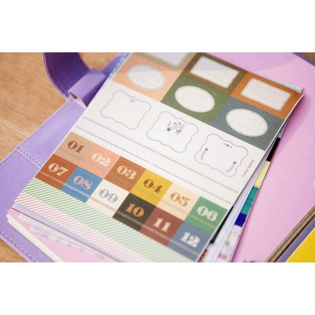 Sticker Diary deco pack (09 tờ)