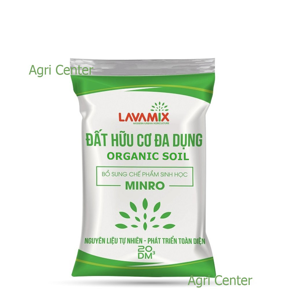 ĐẤT HỮU CƠ ĐA DỤNG ORGANIC SOIL (20dm3) tự nhiên giàu dinh dưỡng bổ sung đầy đủ và cân đối các thành phần dinh dưỡng khoáng chất vi sinh vật có ích cho cây trồng (Bao 20 lít)