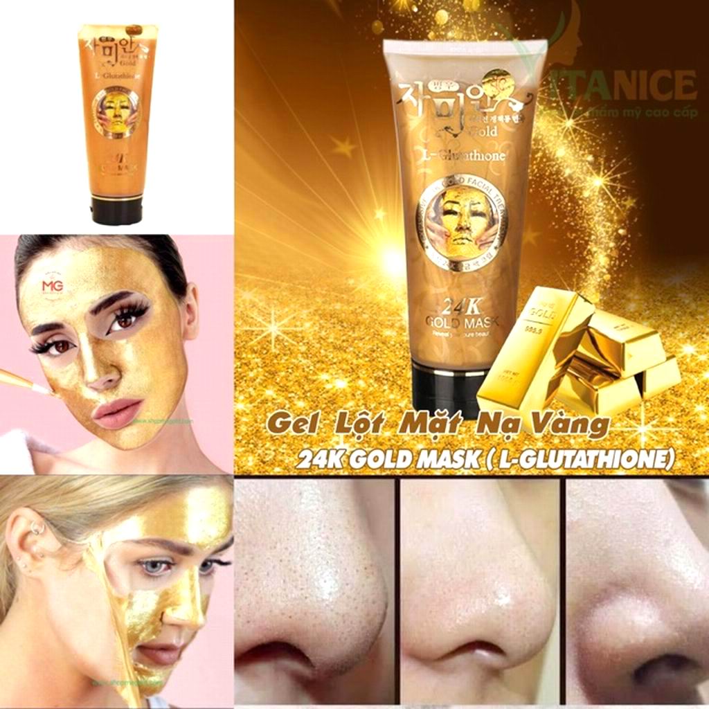 [ CHÍNH HÃNG ] Mặt nạ vàng 24k tuýp 220ml Hàn Quốc