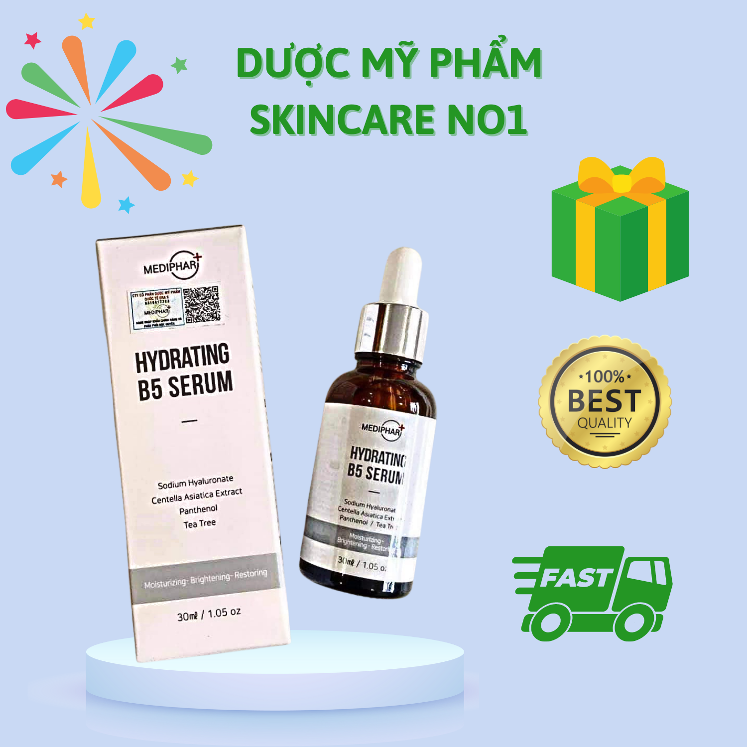 Serum b5 mediphar cấp ẩm - phục hồi da
