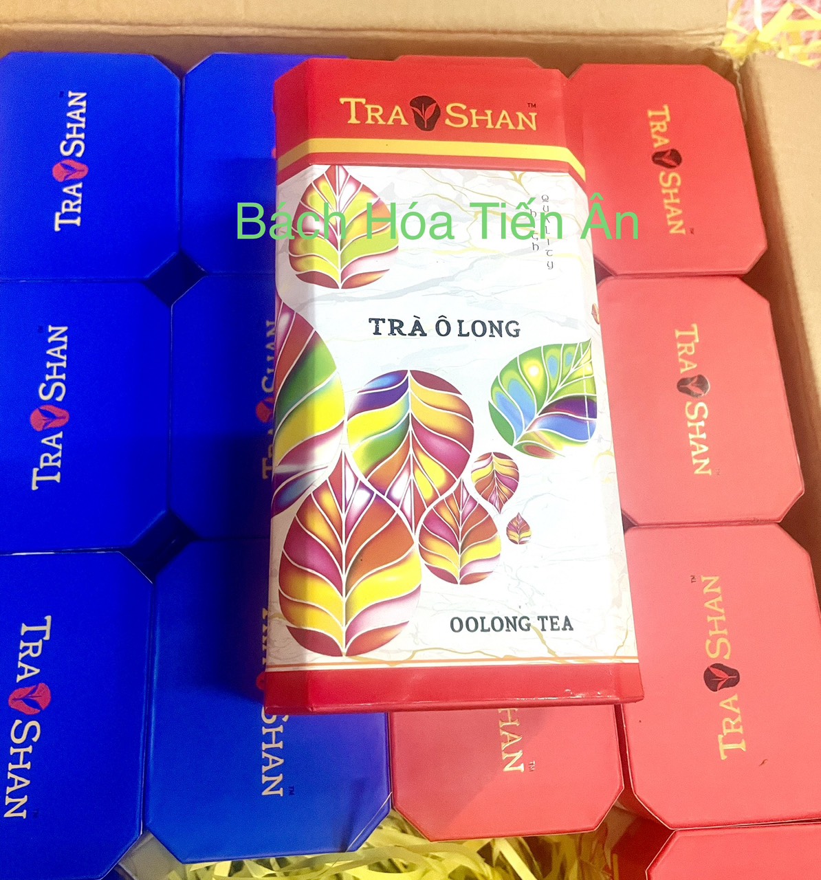 Trà Oolong TRA SHAN hộp giấy cứng tinh tế 100g - vua của các loại trà - tết an khang