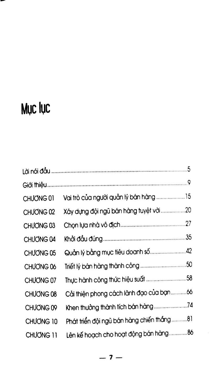 Sách - Thuật quản lý bán hàng