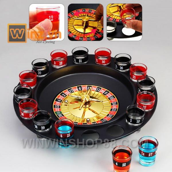[HCM]Trò chơi Game Vòng quay may mắn (Drinking Roulette Set)