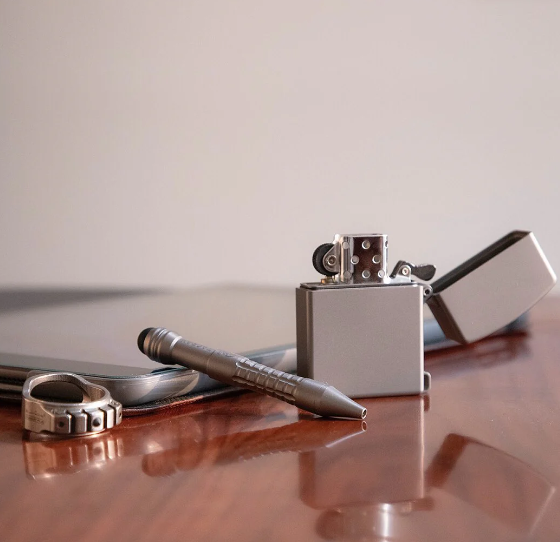 Bút EDC Tacray Titanium mini bolt action pen