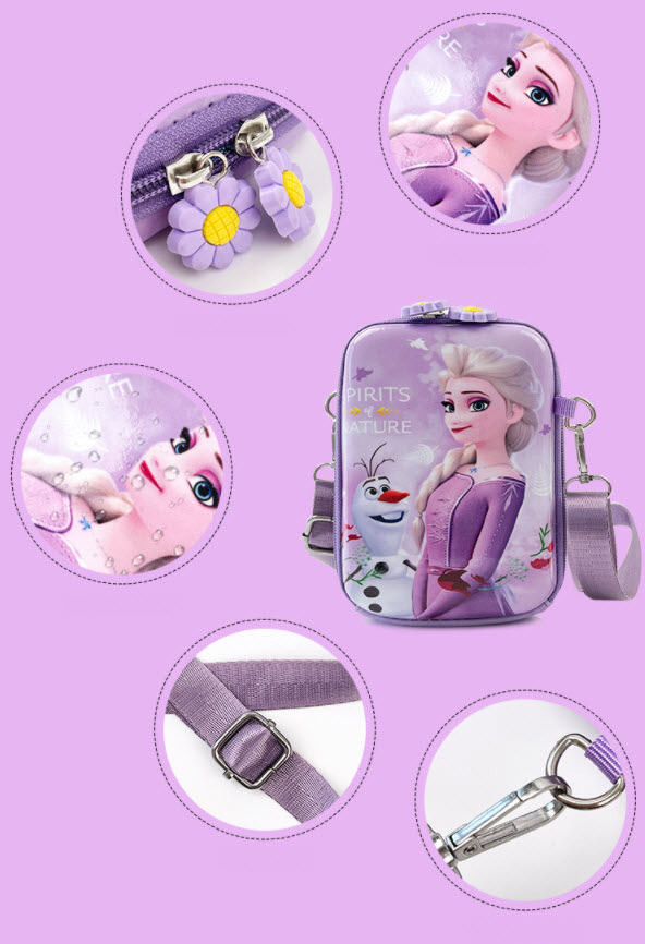 Túi đeo chéo bé gái hoạt hình Elsa