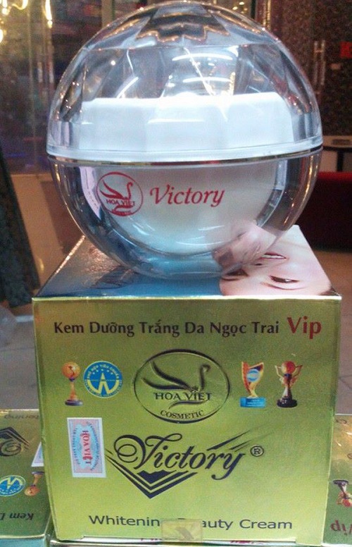 kem dưỡng trắng da Victory ngọc trai Vip
