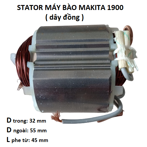 Stator, cuộn điện lắp máy bào makita 1900