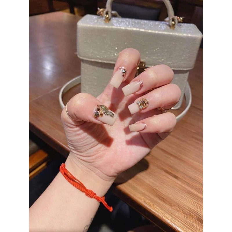 [HCM]Combo 20 con charm lá, phụ kiện trang trí móng