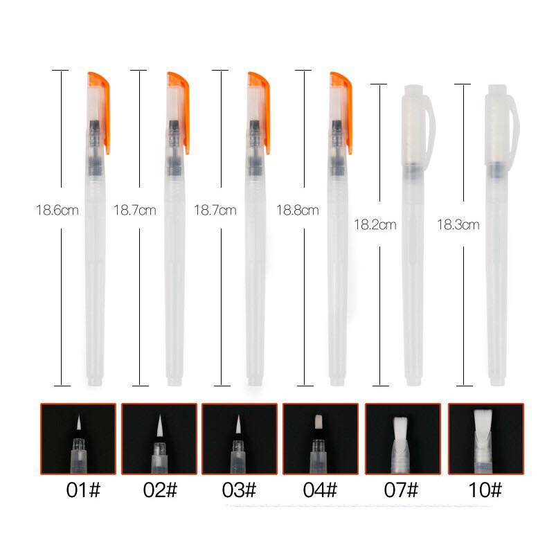 Bộ Bút Cọ Nước WaterBrush Set 3 Cây / Set 6 Cây