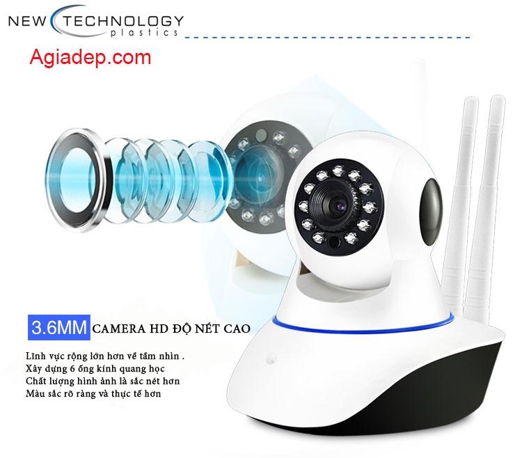 Camera An Ninh Yoosee Wifi 2 Râu (Sóng Khỏe Hình Nét) Agiadep