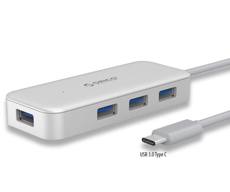 [HCM]Hub 4 Cổng Usb 3.0 Orico Type C cho Mac