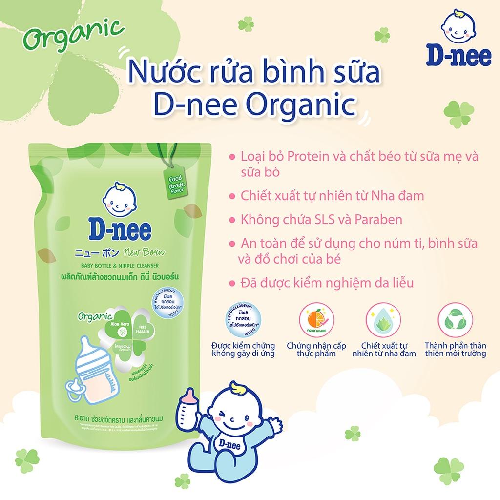 [HCM]Nước rửa bình Dnee chai 600ml/ túi 550ml