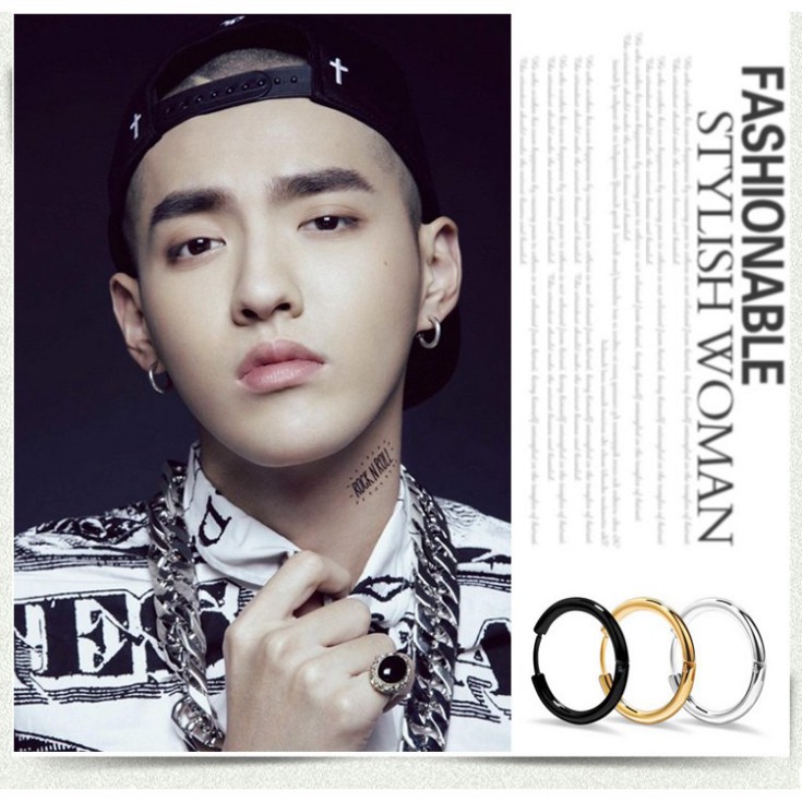 Khuyên tai nam G-dragon cực chất (1pcs)