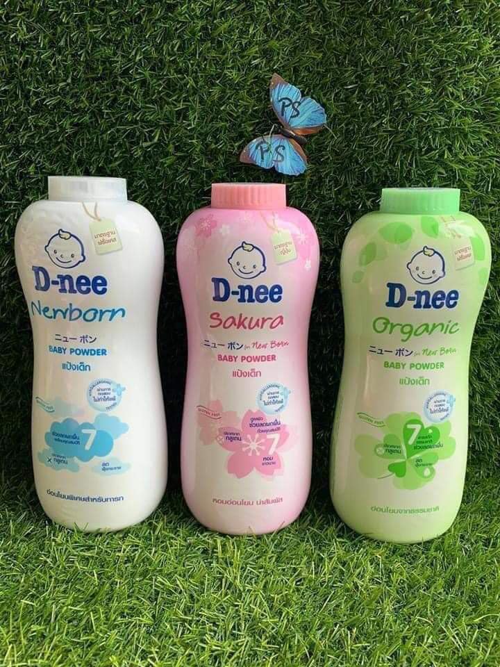 Phấn Rôm Cho Bé - Phấn Rôm Dnee Baby Powder 400g Thái Lan (Mẫu mới)