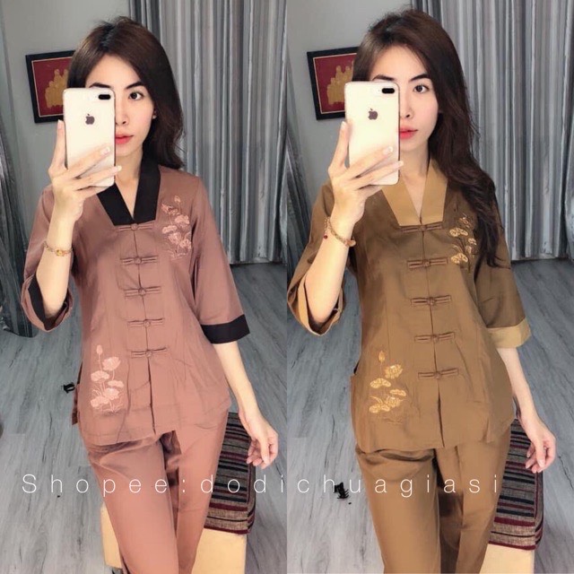 ĐỒ LAM ĐI CHÙA - mẫu La Hán Phối