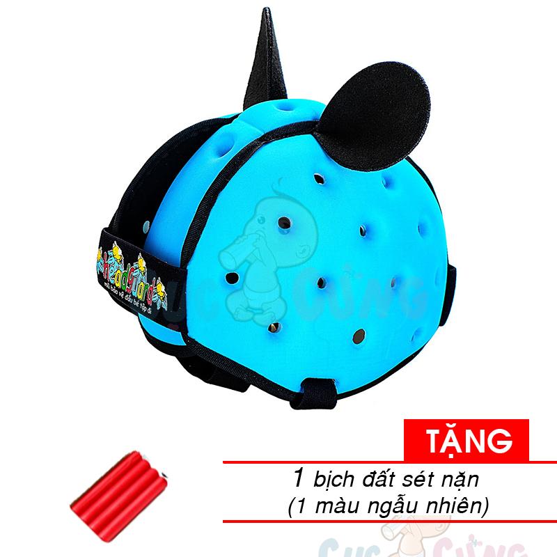 Nón bảo hiểm tập đi cho bé Headguard (nhiều màu) Tặng 1 miếng đất sáp màu ngẫu nhiên - non bao ve dau cho be