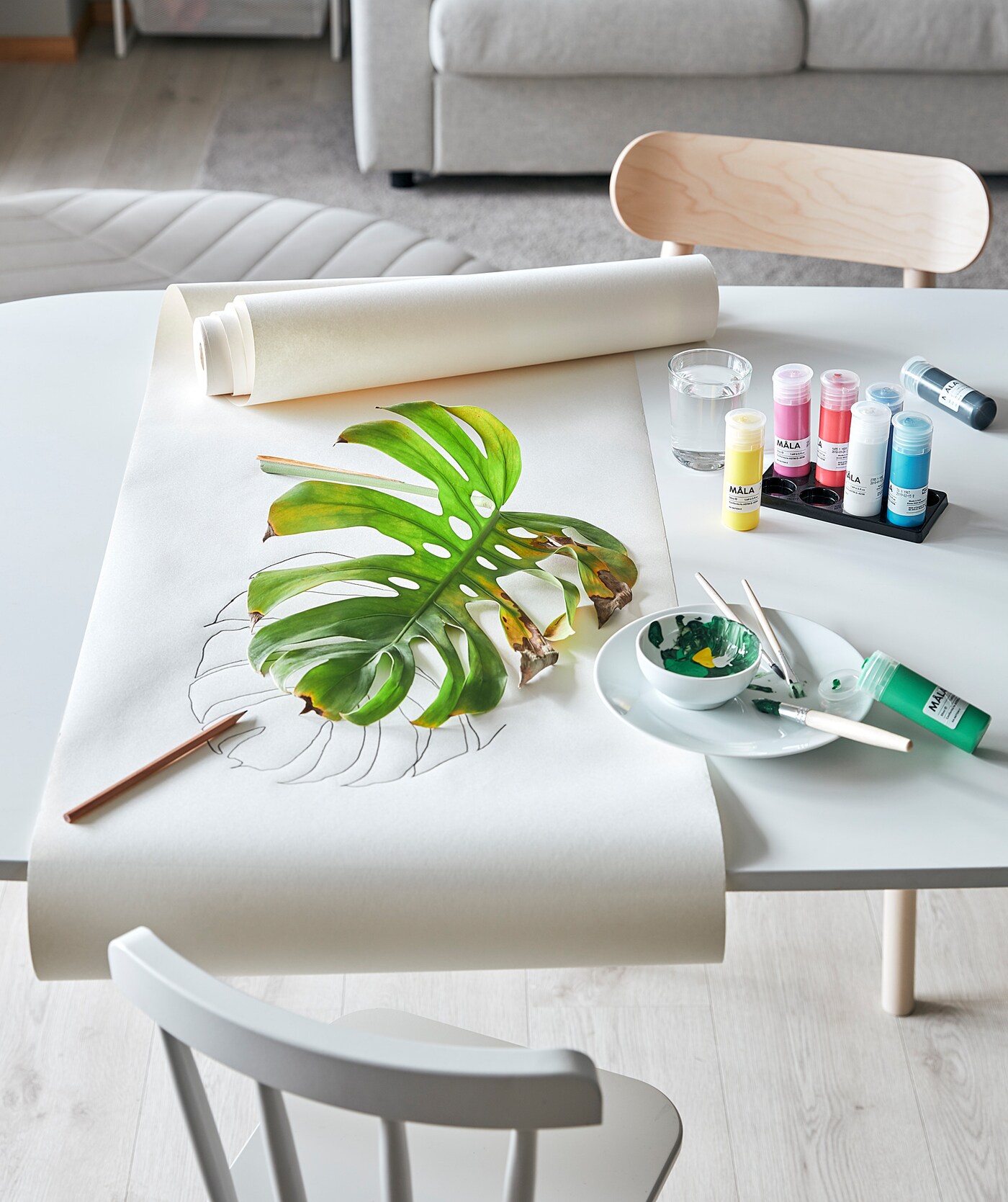 CUỘN GIẤY VẼ MALA IKEA dài 30cm
