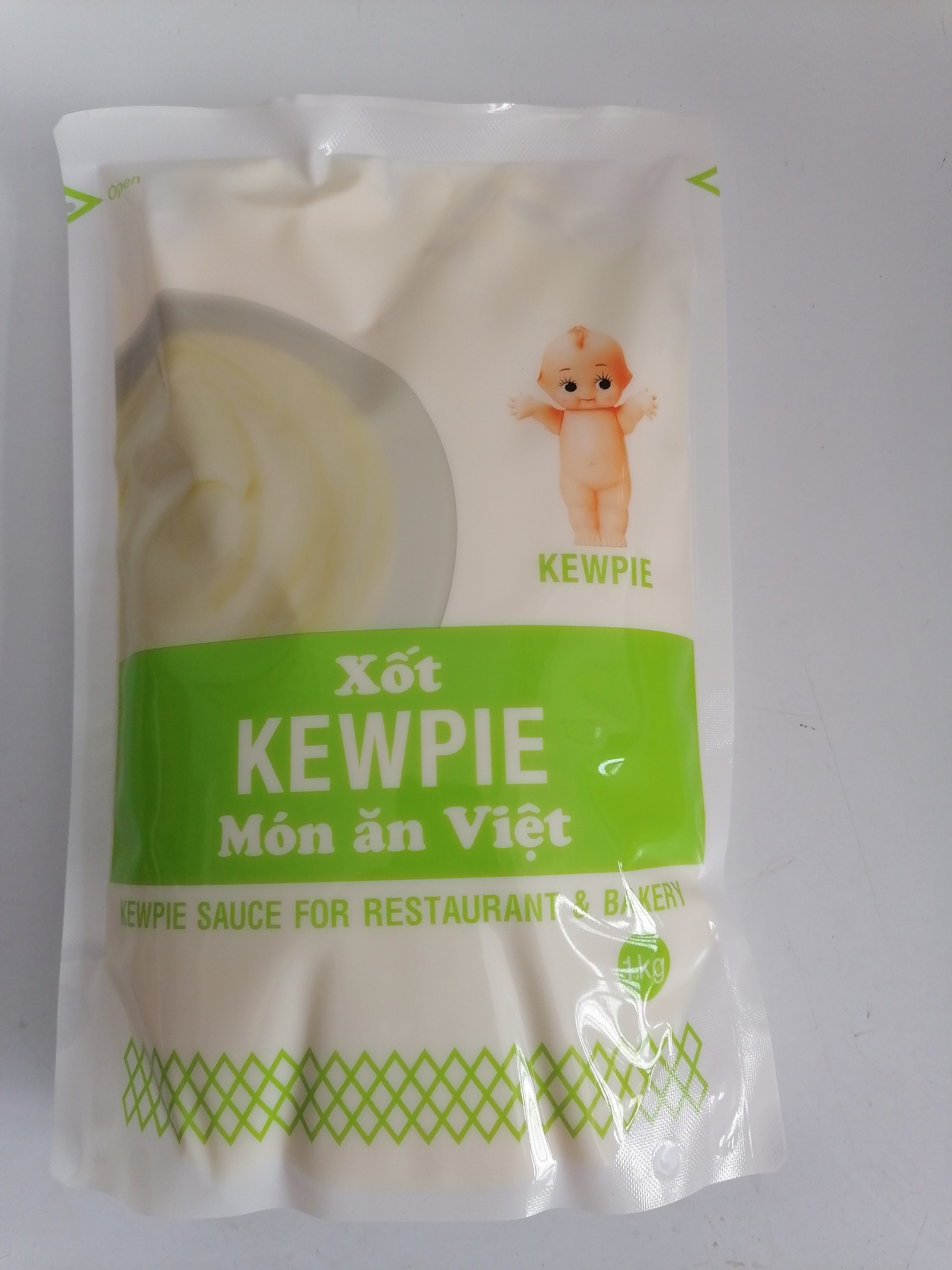 [TÚI 1 Kg (XANH LÁ) MÓN ĂN VIỆT] Xốt Mayonnaise [VN] KEWPIE Sauce for Restaurant Bakery (hty-hk)
