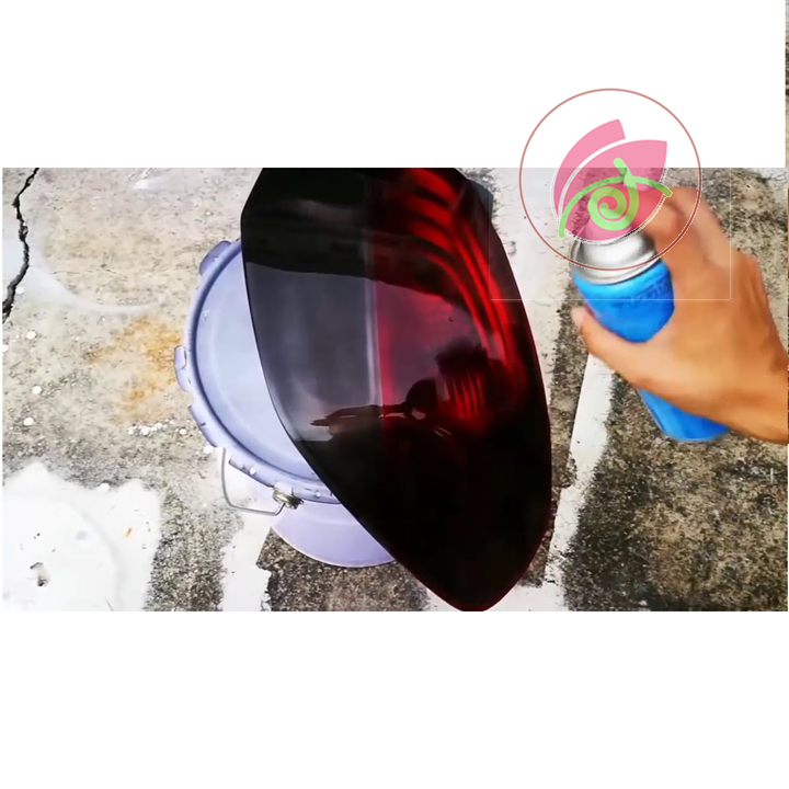 Sơn xịt hiệu ứng đèn xe Bosny BLACK TINT No.1000 ( màu Ám Khói , Sơn xịt hiệu ứng chói đèn )