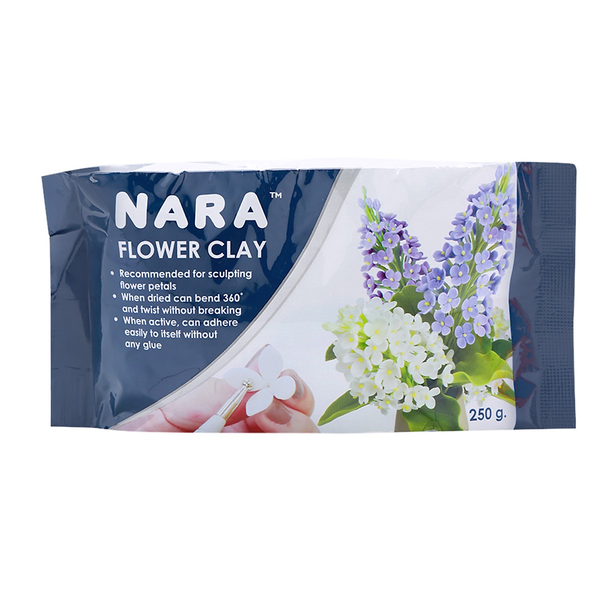 Đất nặn làm hoa đất 250g Nara FW-250