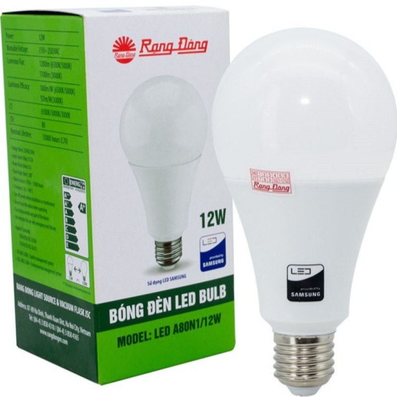 Bóng đèn led bulb Rạng Đông 3w/5w/7/9w/12w