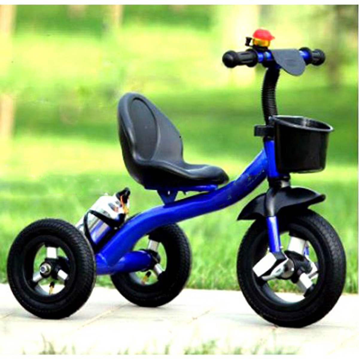 XE ĐẠP 3 BÁNH BÌNH NƯỚC GIỎ BỌ ĐỦ  MÀU
