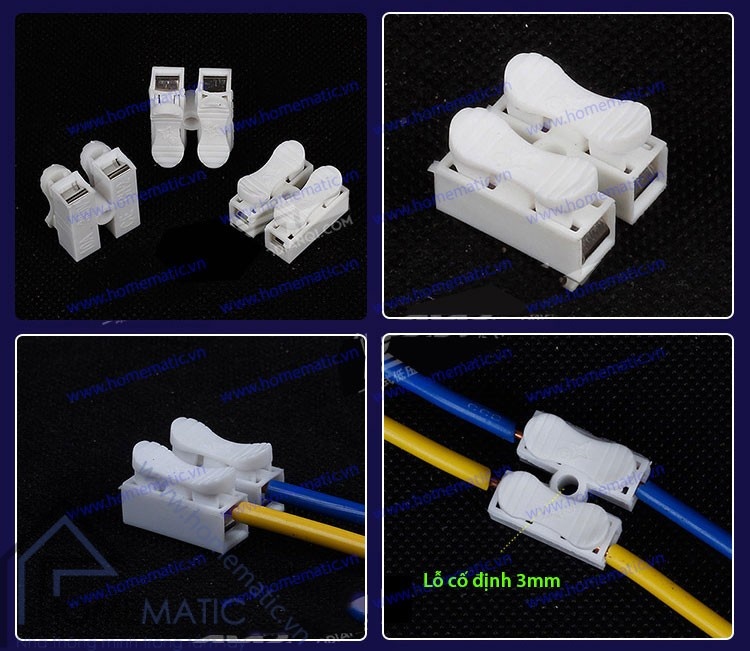 [HCM]Bộ 10 Cút nối dây điện CH-2