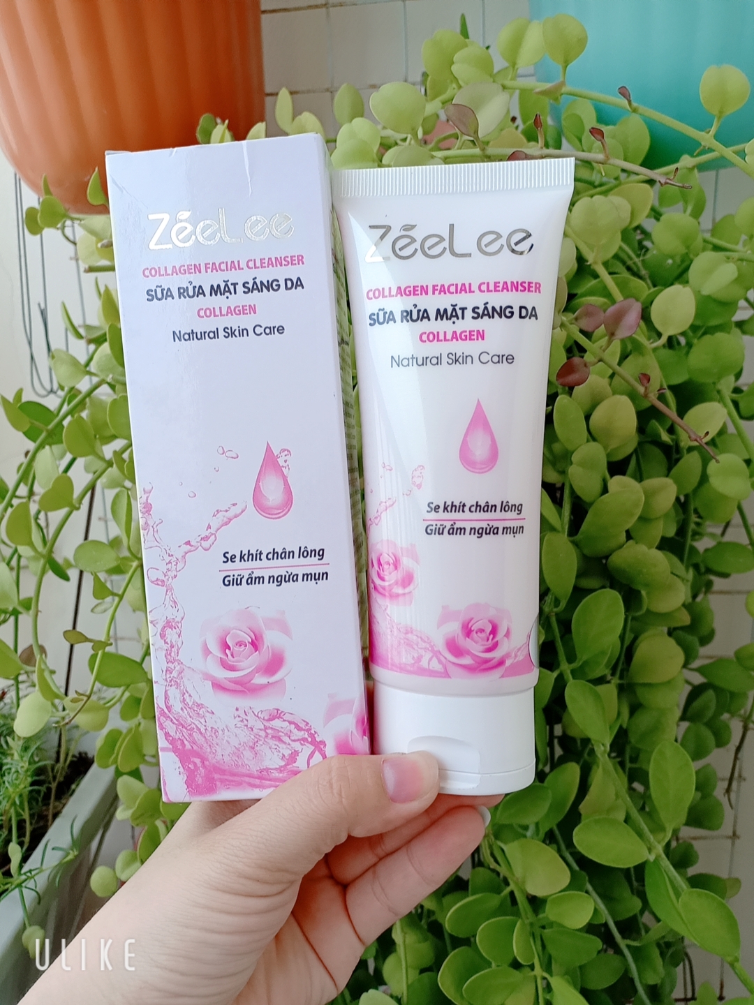[HCM]Sữa rửa mặt sáng da, giữ ẩm Collagen Zeelee 100ml E18